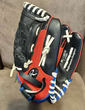 Pl115bsw Rawlings Baseball Glove 11-1/2 Inch Designed Rh Thrower Preowned