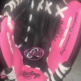 Pl92pb Rawlings Glove Baseball Mitt Girls 9 Inch Pink Pl92pb Rawlings Glove Baseball Mitt Girls 9 Inch Pink