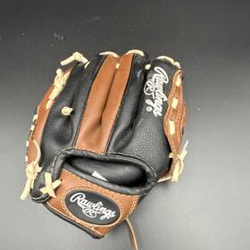 Pl950bk Rawlings 9 Inch Performance Leather Baseball Softball Glove Black Brown