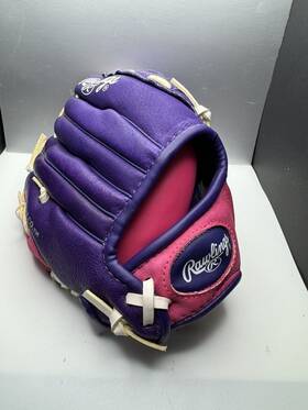 Pl95pb Rawlings 9.5 Inch Baseball Glove Kids Childs Model Pink And Black Great Pl95pb Rawlings 9.5 Inch Baseball Glove Kids Childs Model Pink And Black Great