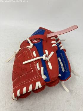 Rawlings Pl9sr Youth Players Series Red Blue Right Hand Baseball Glove
