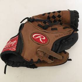 Pp100mb Rawlings Youth Baseball Glove Mitt Leather Boys 10 Inch Right Hand Throw