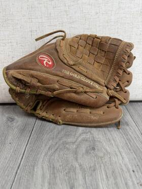 Pp11obr Rawlings Vintage Baseball Glove Leather Shell 11 Inch R Hand Throw Kids Mitt