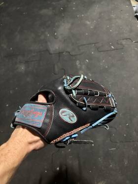Rawlings Pro115bc Heart Of The Hide 11.75 Right Black/blue