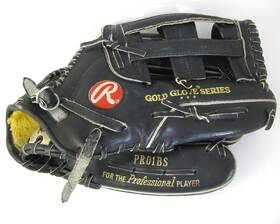Pro1bs Rawlings Baseball Softball Glove 10.5 Inch Rht Youth Gold Series Fastback Vtg