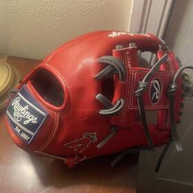 Pro204-2a Rawlings Heart Of The Hide Los Angeles Angels Mlb 11.5 Inch Infield Baseball Glove
