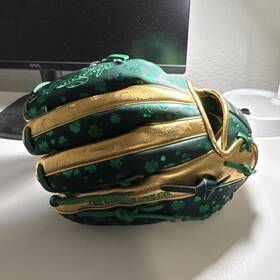 Pro204-2c Rawlings Heart Of The Hide Leather Baseball Glove Green Gold 11.5 Inch Mlb 51/144