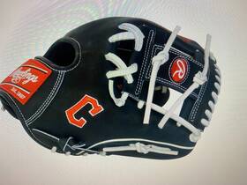 Pro204-2cle Rawlings Heart Of The Hide Mlb Cleveland Guardians 11.5 Inch Infield Baseball Glove