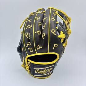 Pro205-2pit Rawlings Heart Of The Hide Baseball Glove Pittsburgh Pirates Rht 11.75 Inch Black