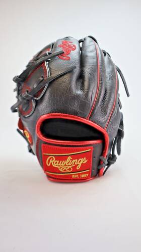 Pro205-9bcs Rawlings Left Hand Throw 11.75 Inch Closed Web Baseball Glove Black