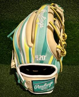 Rawlings Pro314-32m Heart Of The Hide Baja Blast 11.5 Inch Infield Baseball Glove