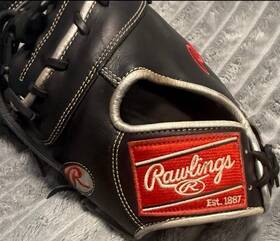 Proa-18 Rawlings Pro Preferred 12.75 Inch Left-hand Leather Fur Lined Glove