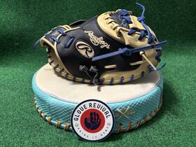 Prom4sc Rawlings Heart Of The Hide 34 Inch Baseball Catchers Mitt Black/camel