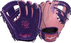 Pror204-2wpup Rawlings Heart Of The Hide Baseball Glove Pink Purple 11.5 Inch Rht