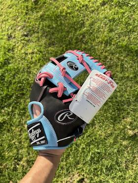 Pror204w-2bcb Rawlings Heart Of The Hide R2g 11.5 Inch Rht Black Blue Pink Nwt