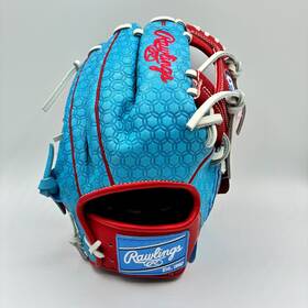 Pror205-2cbs Rawlings Bettinardi Heart Of The Hide Wizard Baseball Glove 11.75 Inch Rht Blue Red Pror205-2cbs Rawlings Bettinardi Heart Of The Hide Wizard Baseball Glove 11.75 Inch Rht Blue Red