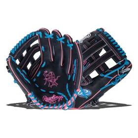 Pror3028u-6n Rawlings Heart Of The Hide Baseball Glove Navy Blue Pink 12.5 Inch Rht