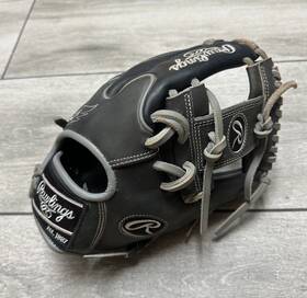 Pror934-2dsp Rawlings Heart Of The Hide Baseball Glove Grey Black 11.75 Inch Rht