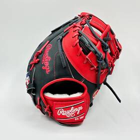 Prosdct-vg27 Rawlings Pro Preferred First Base Mitt Glove Navy Blue Red 13 Inch Rht