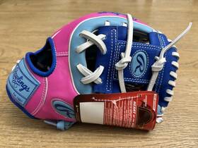 Protfb12-2scb Rawlings Heart Of The Hide 12 Inch Lht Leather Glove Pink/blue