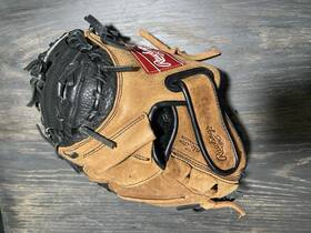 Px1200 Rawlings Player Preferred 12.5 Inch Leather Baseball Softball Mitt Brown Bla