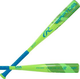 R00715473 Rawlings Raptor T-ball Bat Usa -12 Drop 2 1/4 Inch Barrel 1 Pc. Aluminum