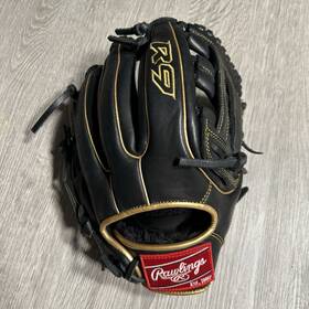R9315-6bg Rawlings R9 Series 11.75 Inch 11 3/4 Baseball Glove Rht Black/gold Pro