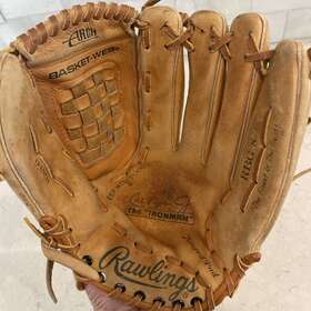 Rbg-8 Rawlings Vtg Rbg8 Cal Ripken Jr Ironman 13 Inch Tan Leather Baseball Glove Right Rht