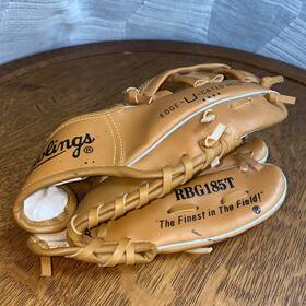 Rbg185t Rawlings Baseball Mitt Glove Youth Kids 8-1/2 Inch Rht 8.5 Playmaker Brown