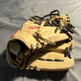 Rbg36-17bc Rawlings 11.75 In Leather Baseball Glove Lht Beige/black