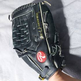 Rbg6b Rawlings Ken Griffey Jr. 12.5 Inch Rht Black And Gold Leather Fastback Glove