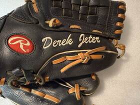 Rbgdj2 Rawlings Derek Jeter - 11 1/2 Inch Black Baseball Glove Yankees Rare