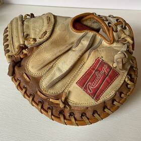 Rcm40 Rawlings Vintage Catchers Mitt Lite Toe Leather Glove