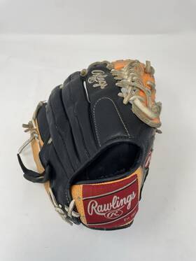 Rcs175no Rawlings 11.75 Inch Rcs Pro Series Baseball Glove All Leather Black/orange