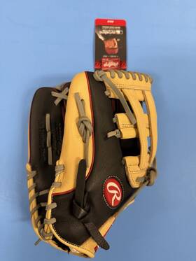 Rcs207-6bcs Rawlings Rawling Baseball Glove 12.25 Rcs207 - 6bcs All Leather Shell Lht Custom Series B