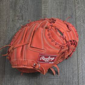 Rawlings Rg22fdp-ro Pro Gamer Catchers Mitt 29 Inch Red Youth Baseball Lite Toe Rht