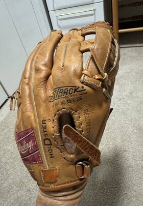 Rgb50 Rawlings Vintage Baseball Glove Ozzie Smith Model Rht Basket Weave Web