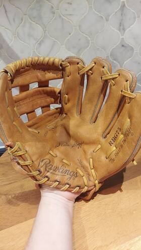 Rbg75 Rawlings Rgb75 Wade Boggs Leather Glove Deep Well Pocket Baseball