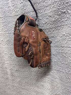 Rh10bc Rawlings Brown Leather 5 Finger Baseball Softball Glove