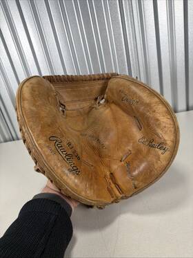 Rj230 Rawlings Rare Catchers Mitt Rj 230 Ed Bailey Pro Designs Rht