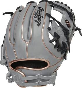 Rla715sb-2rg Rawlings New Womens Infield Glove 11.75 Inch - Pro I Web Gray/black/gold Us Rla715sb-2rg Rawlings New Womens Infield Glove 11.75 Inch - Pro I Web Gray/black/gold Us
