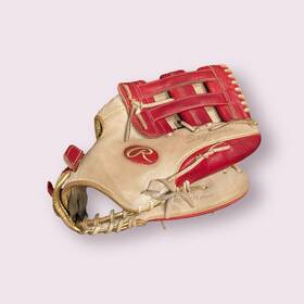 Rla130-6s Rawlings Rlafb30 Liberty Advanced Fastpitch Outfield Glove White Red 13 Inch
