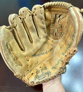 Rm-100b Rawlings Vintage Rm100b Baseball Glove Leather Left Hand Throw Youth 10 Inch