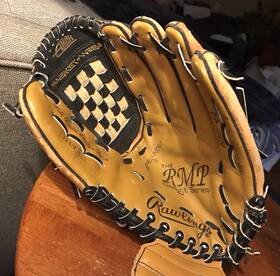 Rmp44 Rawlings Baseball Glove 12.5 Inch Left Hand Leather Used