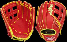 Rprora13s Rawlings New Gold Glove Club Series 12.75 Inch Rht Outfield Red/yellow Rprora13s Rawlings New Gold Glove Club Series 12.75 Inch Rht Outfield Red/yellow
