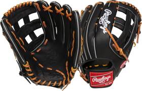 Rprot3029c-6b-lht Rawlings Heart Of The Hide Baseball Glove Lh Throw 12.75 Inch Pro H-web Black