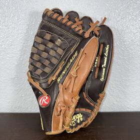 Rs1250br Rawlings Renegade Series 12.5in Brown /tan Baseball Glove Rht Euc Rs1250br Rawlings Renegade Series 12.5in Brown /tan Baseball Glove Rht Euc
