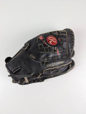 Rsb1b Rawlings Softball Baseball Glove Mitt Size 13.5 Inch Rht Black Leather