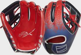 Rsgrrev204-2xsn-rht Rawlings Rev1x 11.5 Inch Infield Pro-i Web Glove In Navy/scarlet Retail 399.99