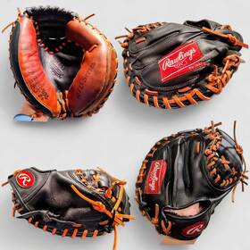 Rtd-cm20bt Rawlings Rht Black Catchers Mitt - Relaced And Game Ready Rtd-cm20bt Rawlings Rht Black Catchers Mitt - Relaced And Game Ready